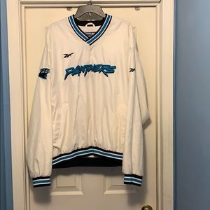 Carolina panthers pullover windbreaker size L